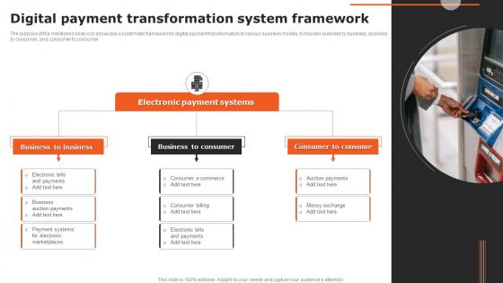 Digital Payment Transformation System Framework