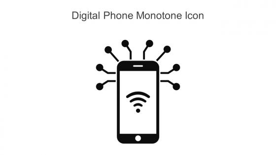 Digital Phone Monotone Icon In Powerpoint Pptx Png And Editable Eps Format