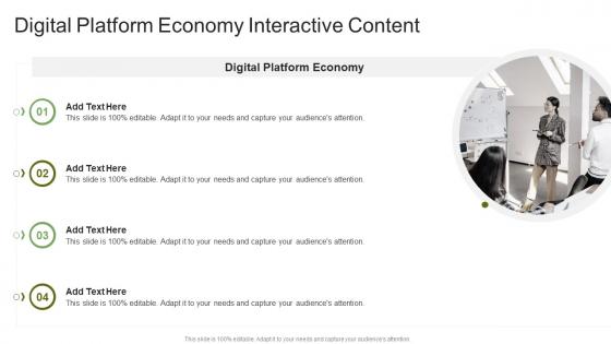 Digital Platform Economy Interactive Content In Powerpoint And Google Slides Cpb