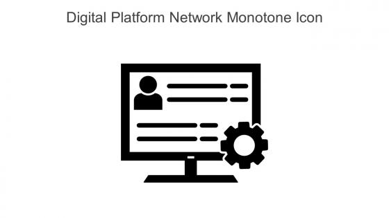 Digital Platform Network Monotone Icon In Powerpoint Pptx Png And Editable Eps Format
