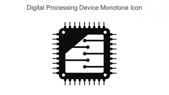 Digital Processing Device Monotone Icon In Powerpoint Pptx Png And Editable Eps Format