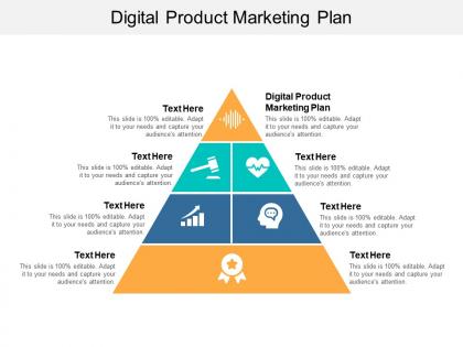 Digital product marketing plan ppt powerpoint presentation slides graphics example cpb