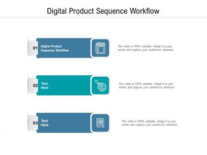 Digital product sequence workflow ppt powerpoint presentation portfolio layout cpb