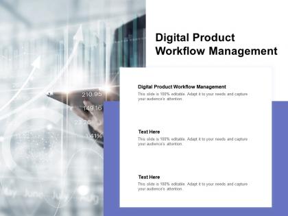 Digital product workflow management ppt powerpoint presentation ideas icon cpb