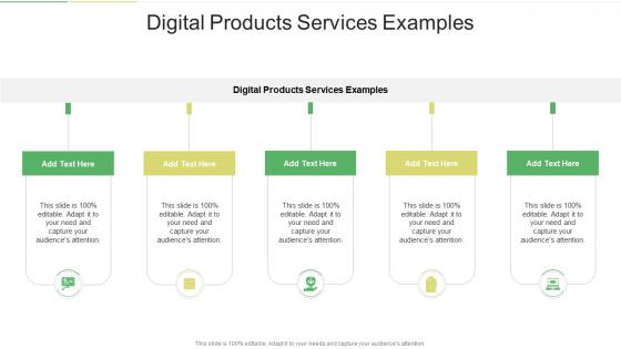 Digital Products Services Examples In Powerpoint And Google Slides Cpb