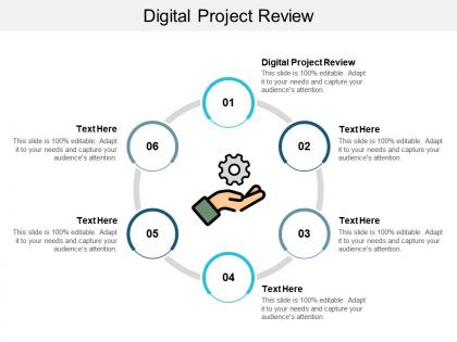 Digital project review ppt powerpoint presentation slides sample cpb