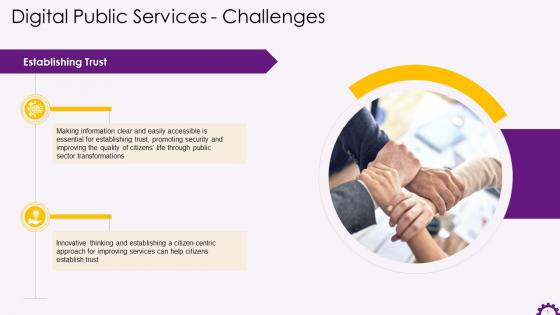 Digital Public Services Challenge Establishing Trust Training Ppt