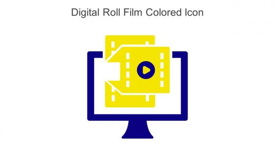 Digital Roll Film Colored Icon In Powerpoint Pptx Png And Editable Eps Format