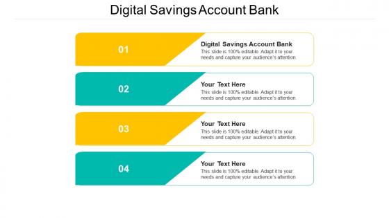 Digital savings account bank ppt powerpoint presentation layouts show cpb