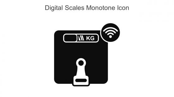 Digital Scales Monotone Icon In Powerpoint Pptx Png And Editable Eps Format