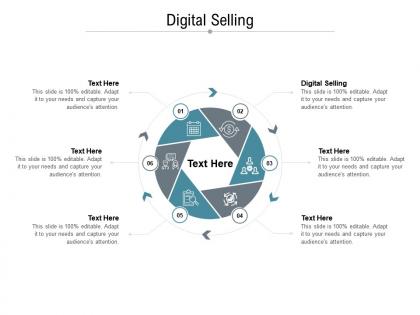 Digital selling ppt powerpoint presentation file deck cpb