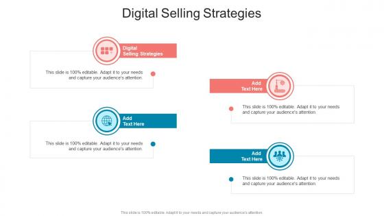 Digital Selling Strategies In Powerpoint And Google Slides Cpb