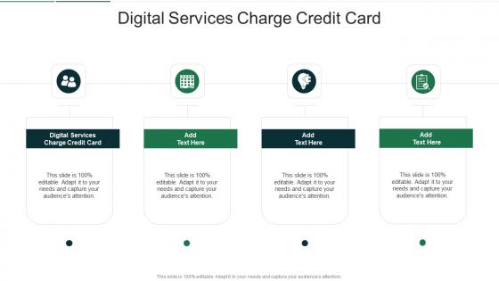 Digital Services Charge Credit Card In Powerpoint And Google Slides Cpb