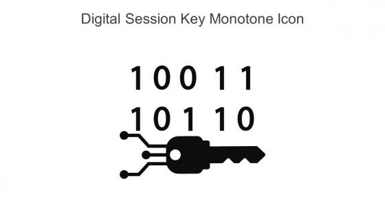 Digital Session Key Monotone Icon In Powerpoint Pptx Png And Editable Eps Format