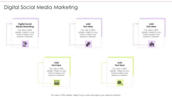 Digital Social Media Marketing In Powerpoint And Google Slides Cpb