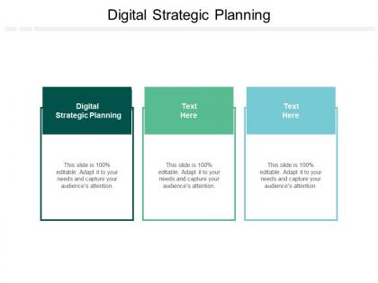 Digital strategic planning ppt powerpoint presentation model files cpb
