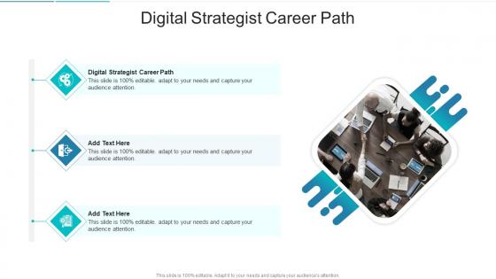 Digital Strategist Career Path In Powerpoint And Google Slides Cpb