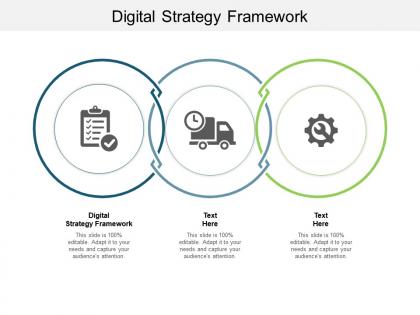 Digital strategy framework ppt powerpoint presentation portfolio elements cpb