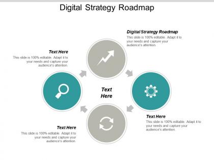 Digital strategy roadmap ppt powerpoint presentation portfolio layout ideas cpb