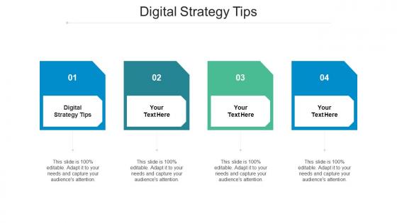 Digital Strategy Tips Ppt Powerpoint Presentation Gallery Themes Cpb