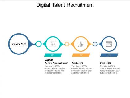 Digital talent recruitment ppt powerpoint presentation ideas smartart cpb