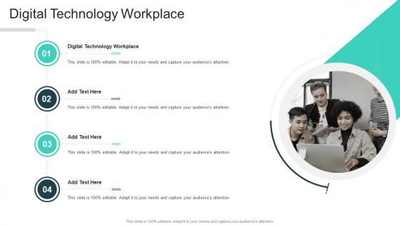 Digital Technology Workplace In Powerpoint And Google Slides Cpb
