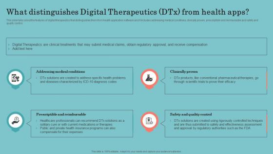 Digital Therapeutics Development What Distinguishes Digital Therapeutics DTX From Health Apps