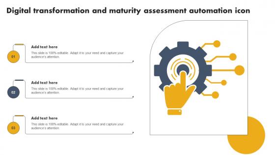 Digital Transformation And Maturity Assessment Automation Icon