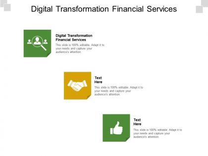 Digital transformation financial services ppt powerpoint presentation gallery graphics download cpb