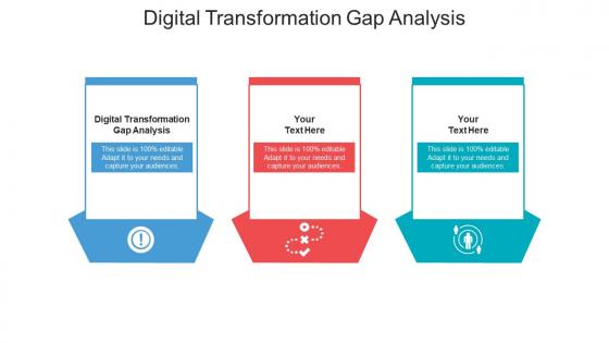 Digital transformation gap analysis ppt powerpoint presentation show file formats cpb