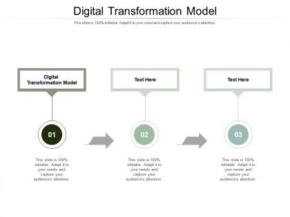 Digital transformation model ppt powerpoint presentation infographic template design inspiration cpb