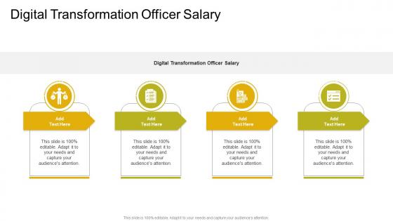 Digital Transformation Officer Salary In Powerpoint And Google Slides Cpb
