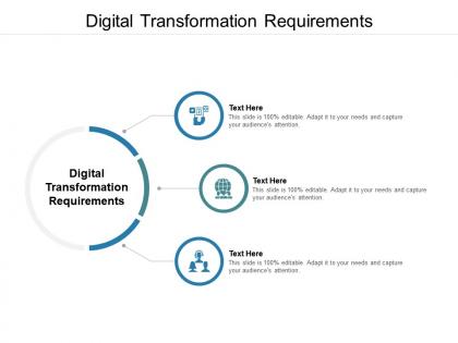 Digital transformation requirements ppt powerpoint presentation professional picture cpb