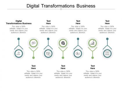 Digital transformations business ppt powerpoint presentation pictures background images cpb
