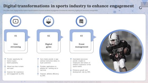 Digital Transformations In Sports Industry To Enhance Engagement