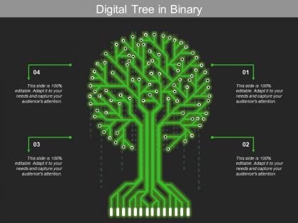 Digital tree in binary