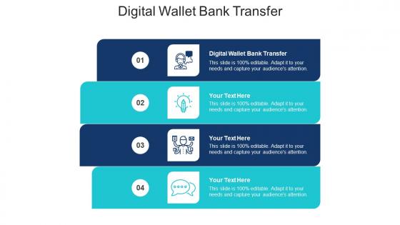 Digital Wallet Bank Transfer Ppt Powerpoint Presentation Outline Visuals Cpb