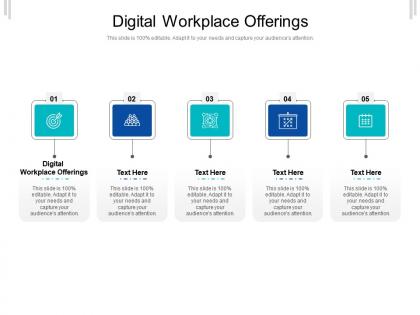 Digital workplace offerings ppt powerpoint presentation infographics show cpb