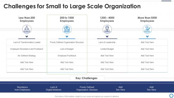Digitalization strategy to accelerate challenges for small to large scale organization