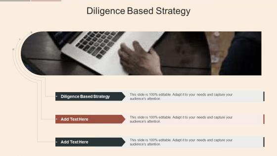 Diligence Based Strategy In Powerpoint And Google Slides Cpb