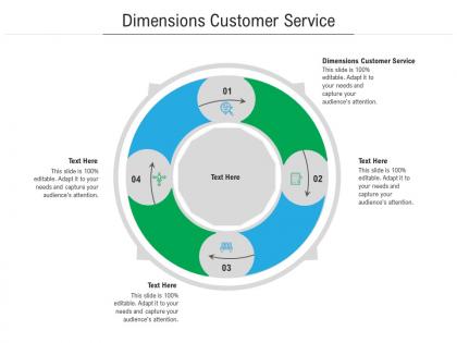 Dimensions customer service ppt powerpoint presentation pictures templates cpb