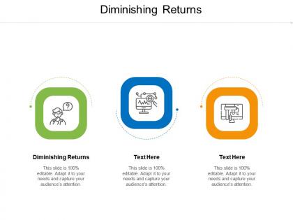 Diminishing returns ppt powerpoint presentation summary tips cpb