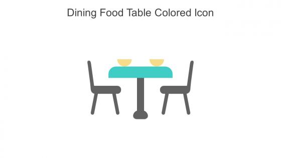 Dining Food Table Colored Icon In Powerpoint Pptx Png And Editable Eps Format