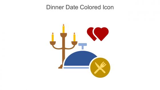 Dinner Date Colored Icon In Powerpoint Pptx Png And Editable Eps Format