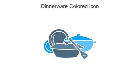 Dinnerware Colored Icon In Powerpoint Pptx Png And Editable Eps Format