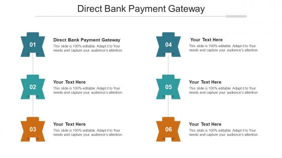 Direct Bank Payment Gateway Ppt Powerpoint Presentation Gallery Ideas Cpb