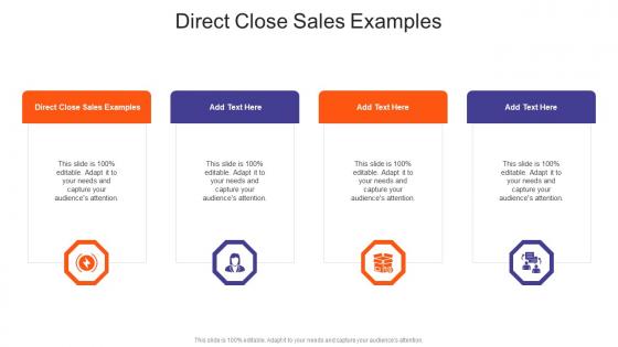 Direct Close Sales Examples In Powerpoint And Google Slides Cpb