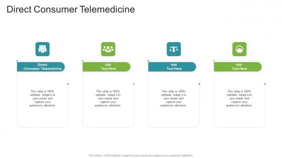 Direct Consumer Telemedicine In Powerpoint And Google Slides Cpb