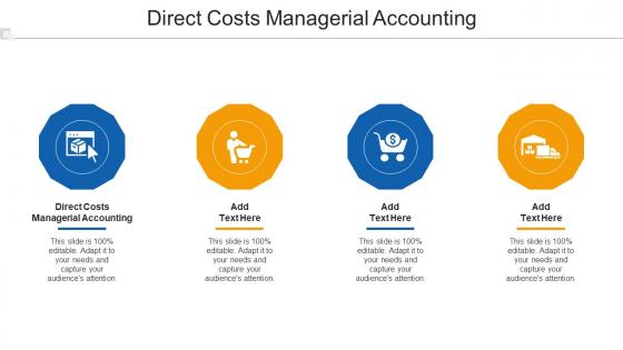 Direct Costs Managerial Accounting Ppt Powerpoint Presentation Icon Example Cpb