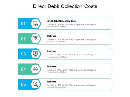 Direct debit collection costs ppt powerpoint presentation infographics slideshow cpb